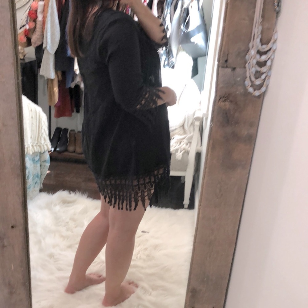 Blue island size small black swim cover dress - Picture 4 of 6